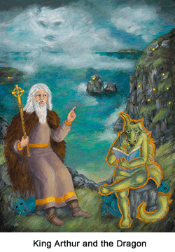 King Arthur and the Dragon